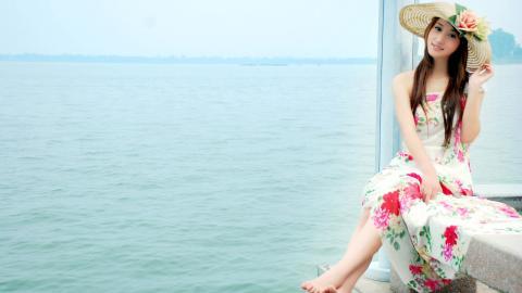 娇美似花女孩图片