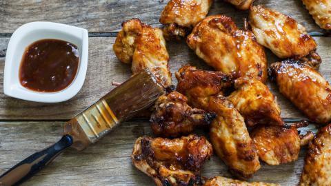 烤鸡腿鸡翅图片