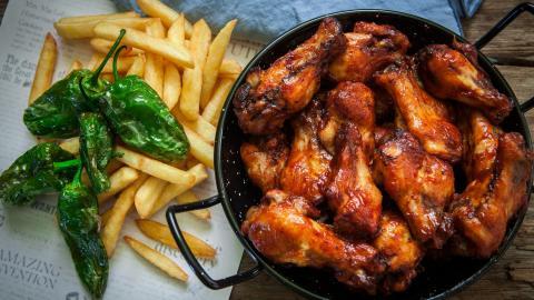 烤鸡腿鸡翅图片