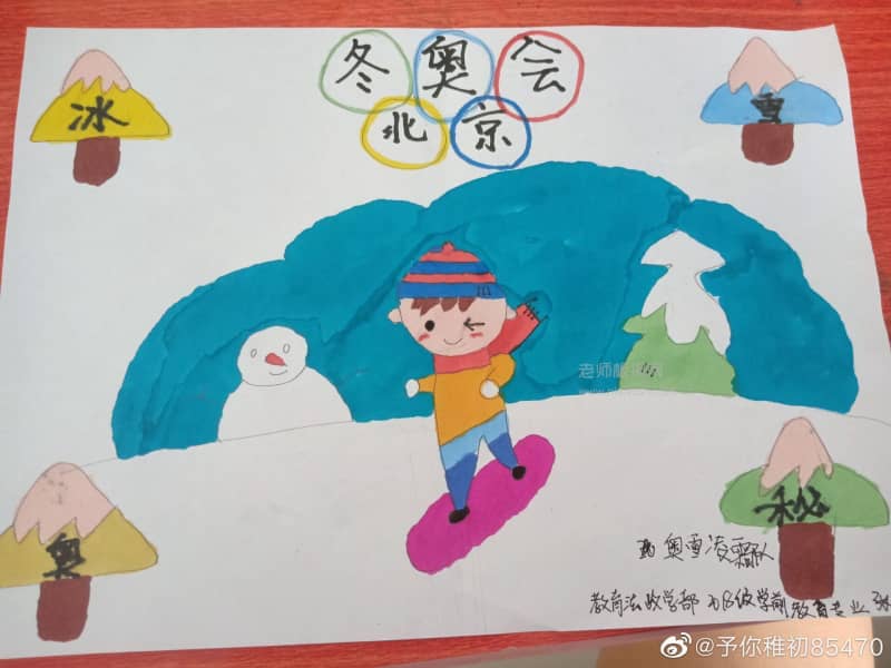 北京冬奥会手抄报图片 13张体育手抄报