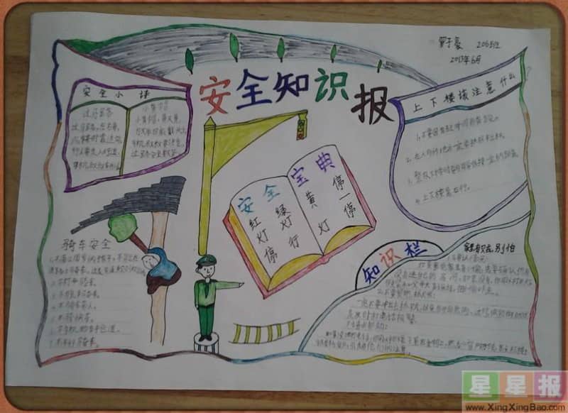 安全知识手抄报资料 12张安全手抄报