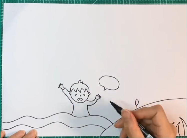 暑假防溺水手抄报模板简单漂亮又好画！ 10张防溺水手抄报