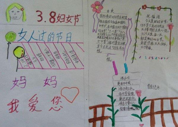 三八妇女节手抄报，女人过的节 13张妇女节手抄报