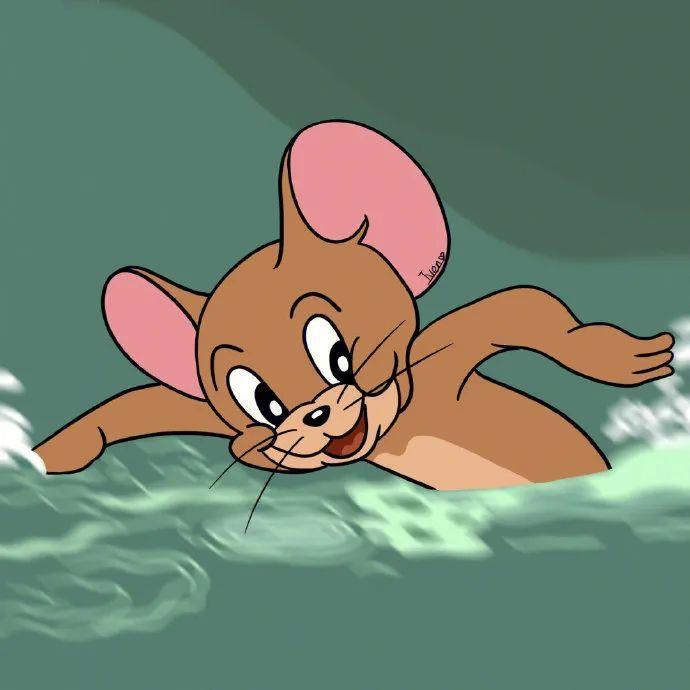 猫和老鼠情头 游泳的杰瑞