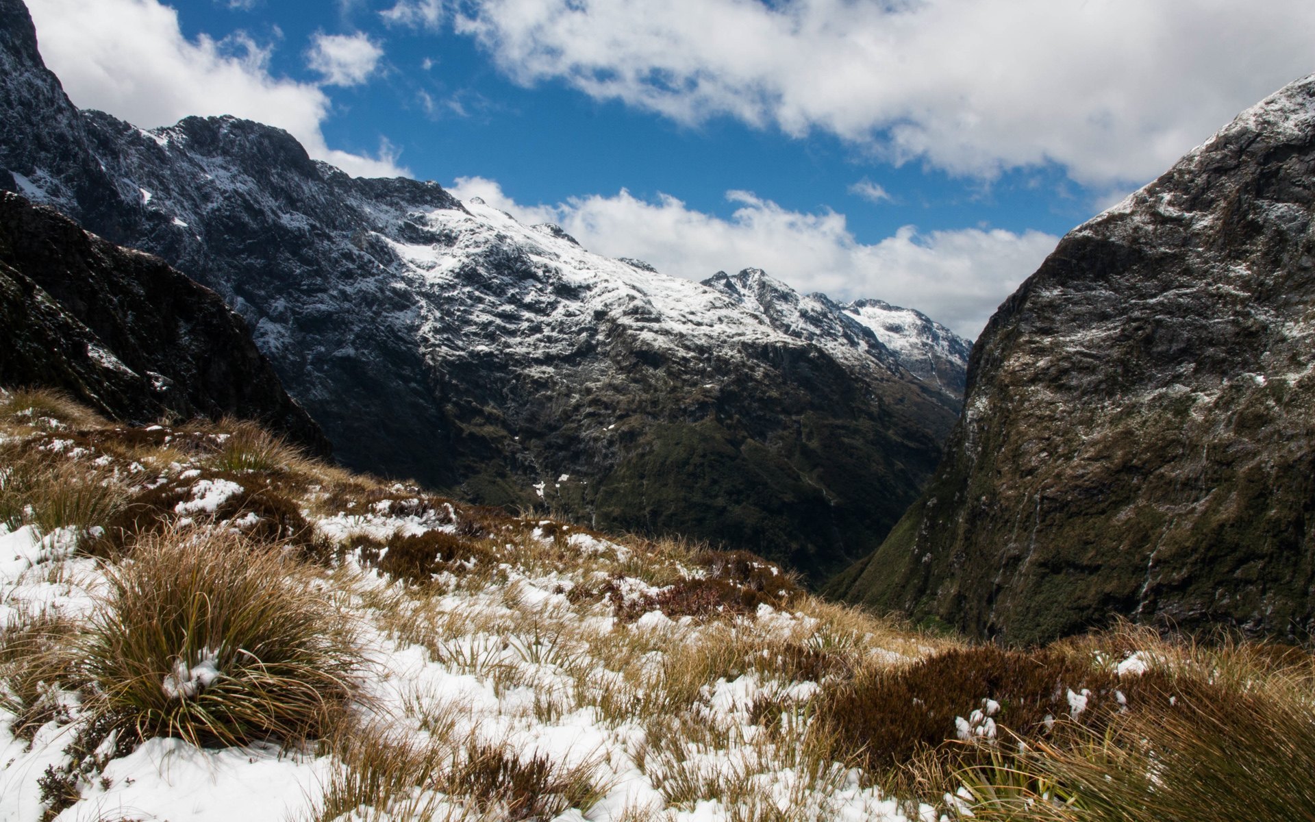 美国落基山脉雪山山川摄影超清桌面唯美壁纸