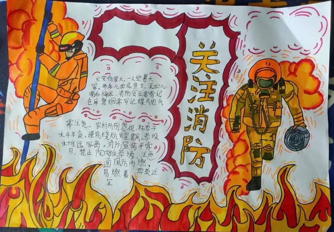 119消防宣传日手抄报