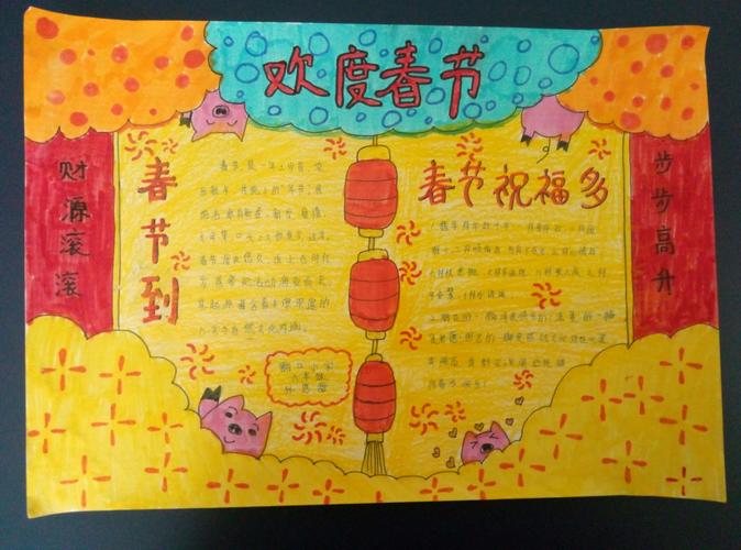 北京春节手抄报六年级