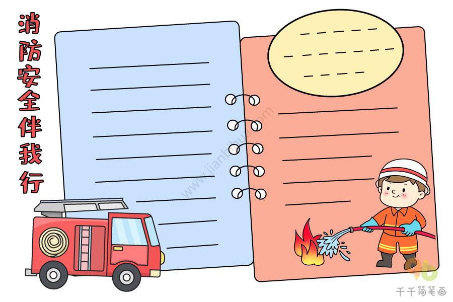 关于消防安全的手抄报