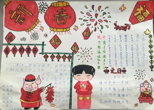 中国传统文化春节手抄报内容