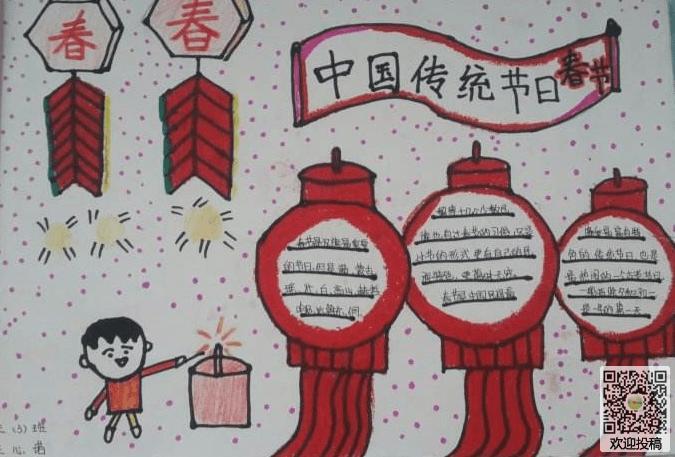 春节传统文化手抄报图片