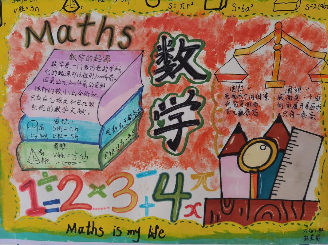 六年级上册数学手抄报简单又好看