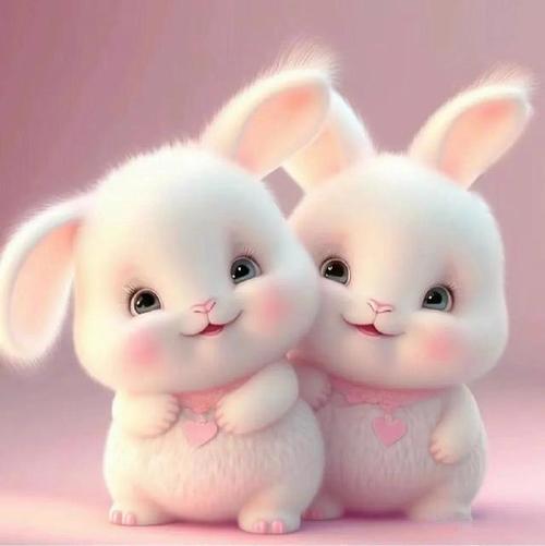 兔子情侣头像