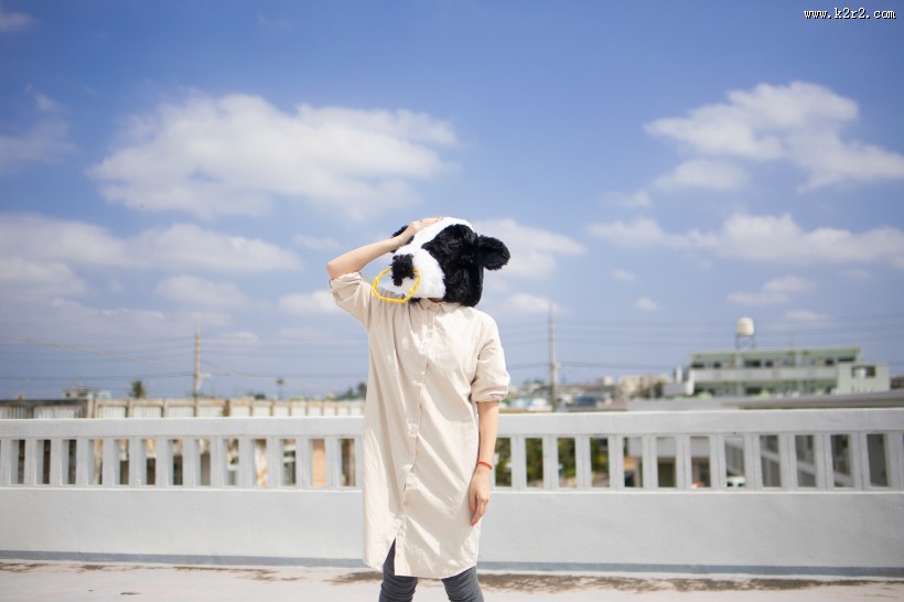 奇特装扮的人物图片