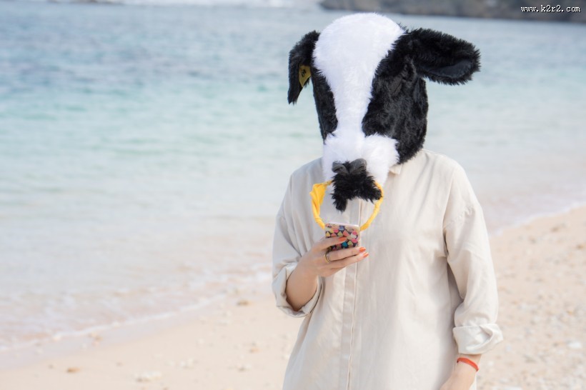 奇特装扮的人物图片