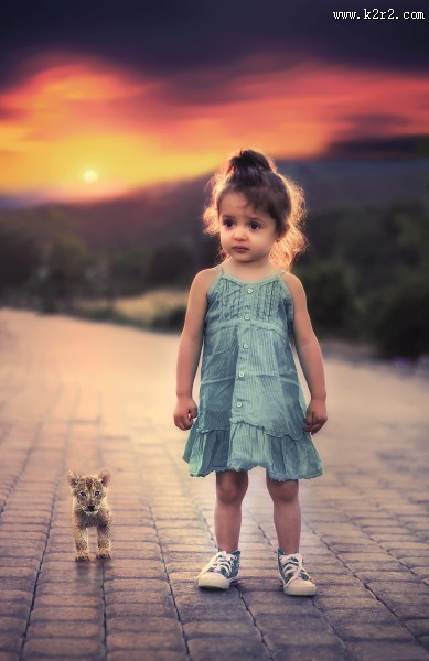 天真可爱的孩子图片