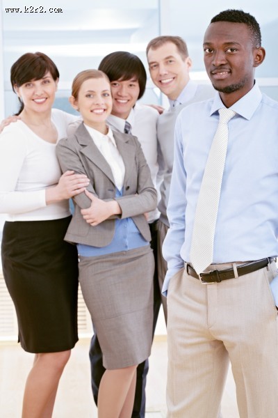 团结协作的商务团队图片