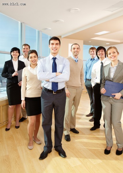 团结协作的商务团队图片