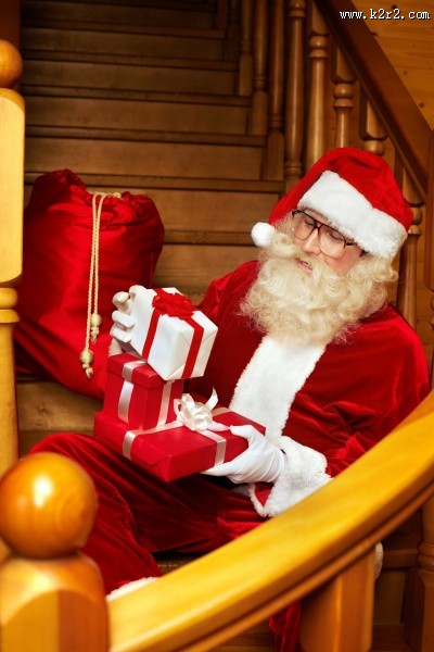 可爱的圣诞老人图片