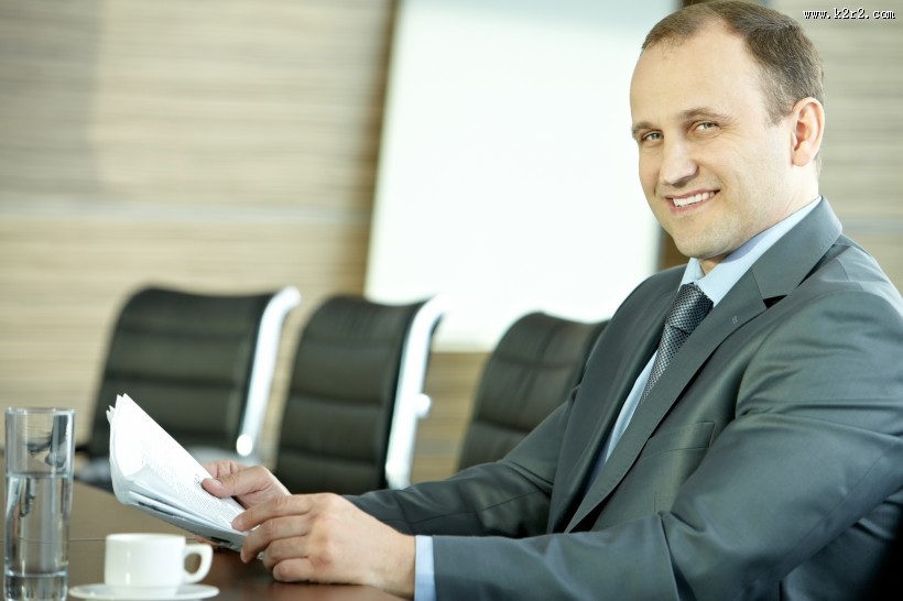 精明能干的成功人士图片