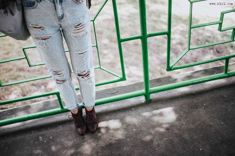 美女模特的街拍图片