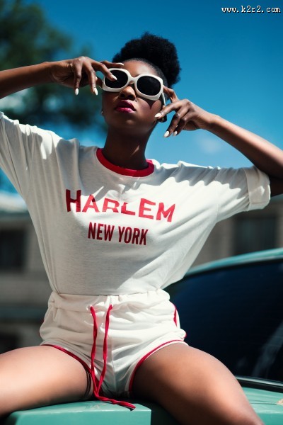 黑人女模特图片