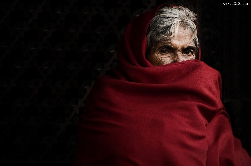 和蔼的老奶奶图片