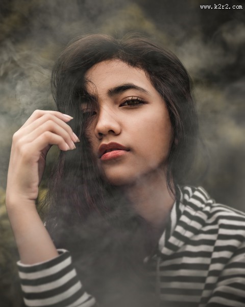 妆容精致的美女图片大全