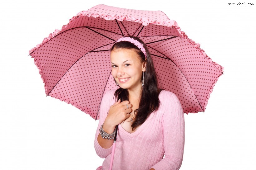 撑着雨伞的女孩图片大全
