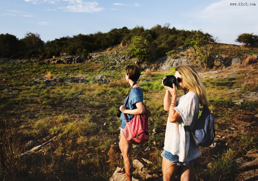 摄影的女孩图片