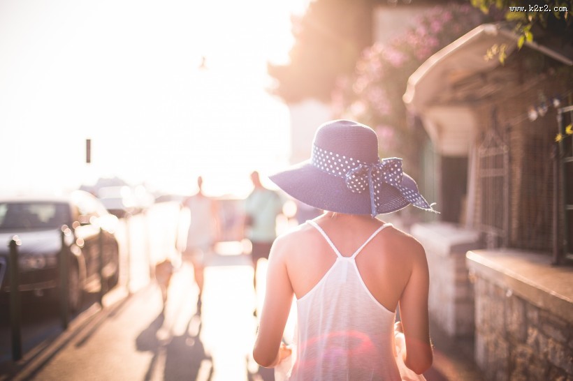 美女的背影图片