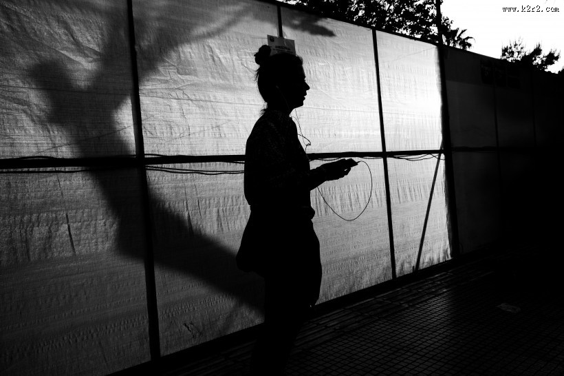 背光人影高清图片