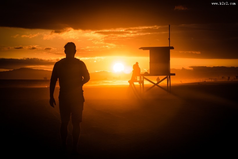 背光人影高清图片