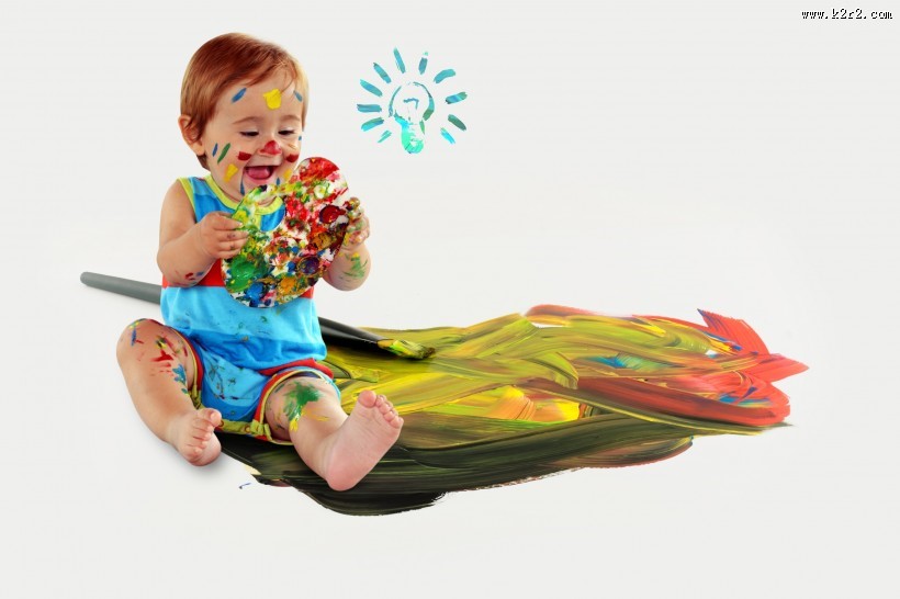 画画的儿童图片大全