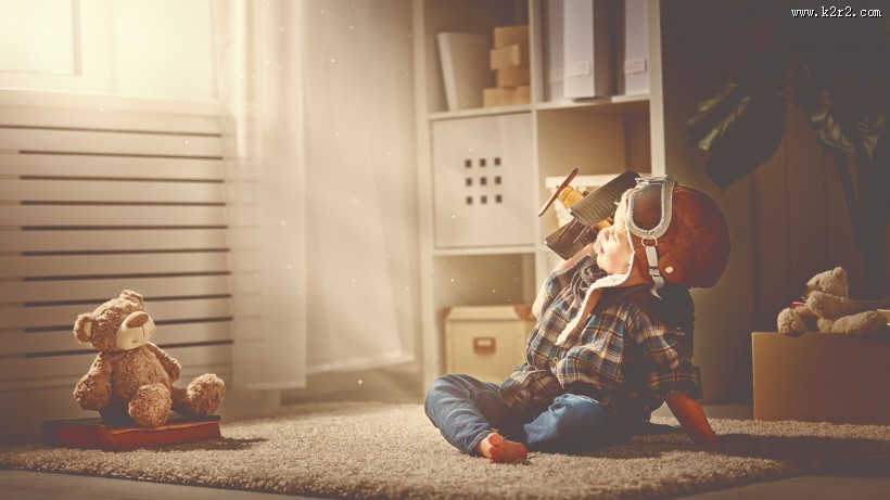 儿童幻想飞行员航空梦想家图片