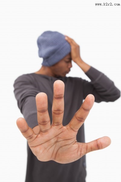 阻止手势的图片