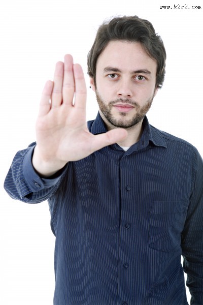 阻止手势的图片