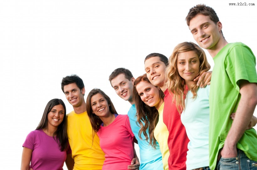 活力十足的时尚青年图片