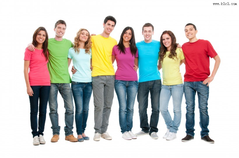 活力十足的时尚青年图片