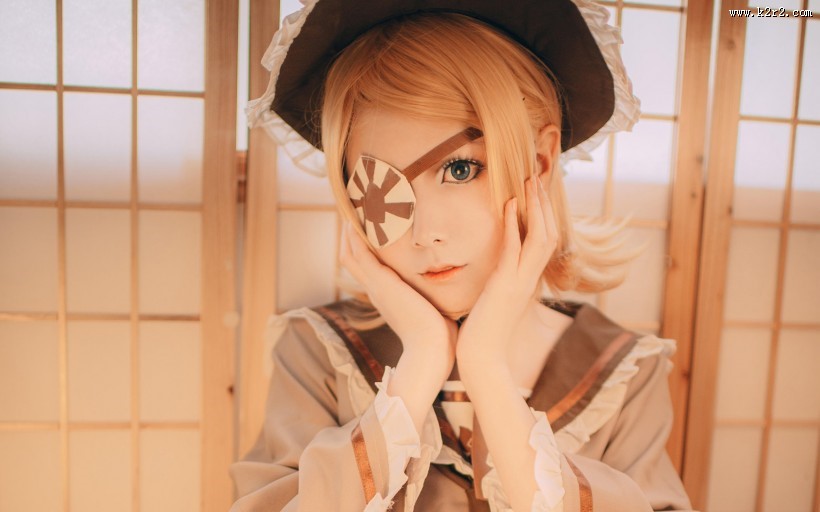 唯美和风镜音铃COS图片大全