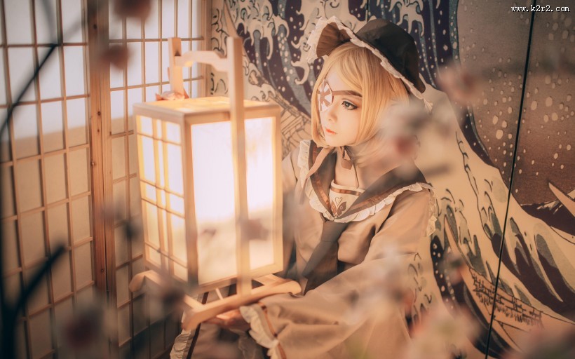 唯美和风镜音铃COS图片大全