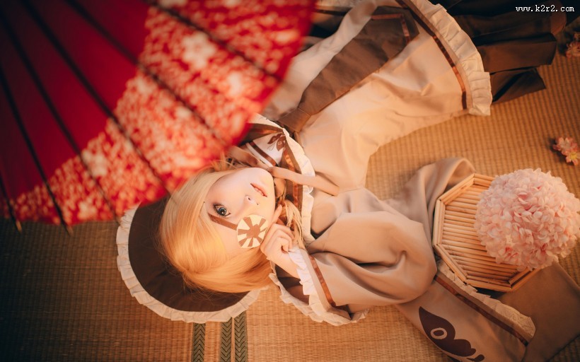 唯美和风镜音铃COS图片大全