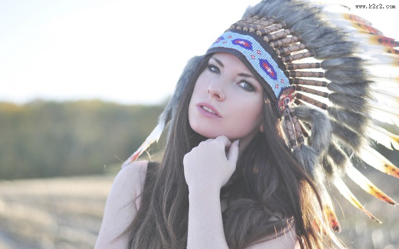 印第安美女图片