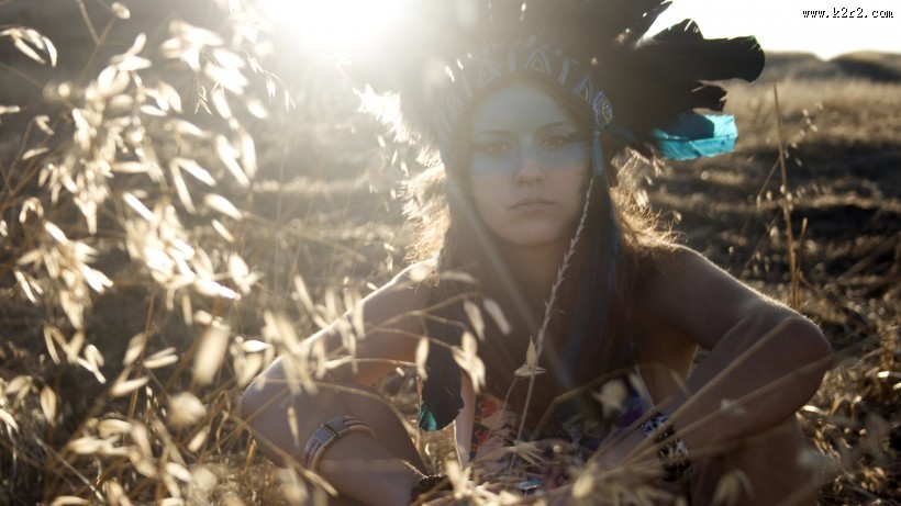 印第安美女图片