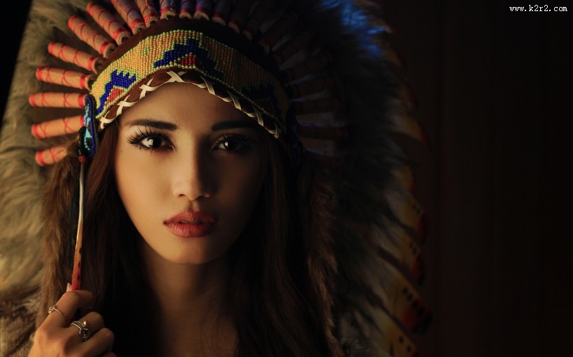 美丽的印度女孩图片