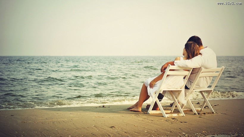 海边的爱人图片