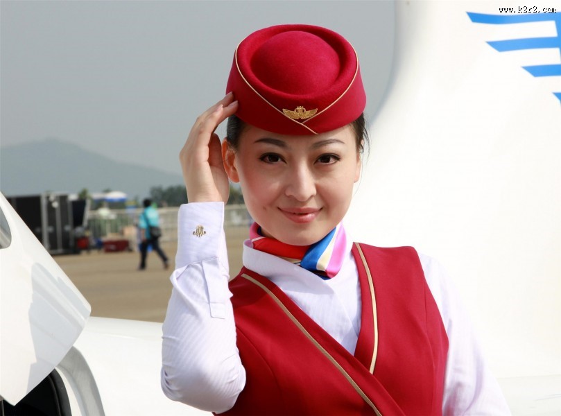 美丽的空姐图片