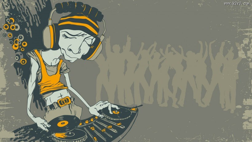 打碟师与打碟机图片大全