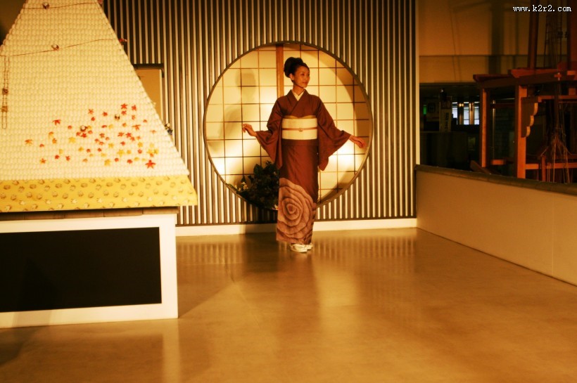 日本和服表演图片