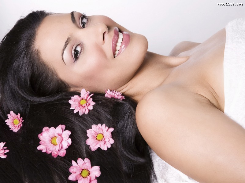 高清女性沐浴美容spa图片