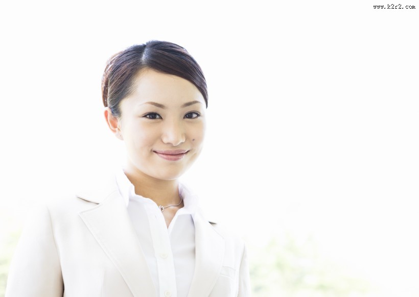 职场清新女性图片